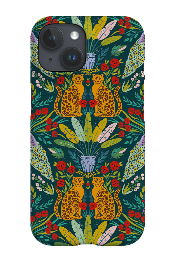 Peacocks By Maria Galybina Phone Case (Dark) | Harper & Blake