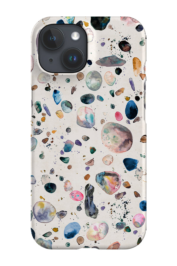 Pebbles Terrazzo By Ninola Design Phone Case (Beige) | Harper & Blake