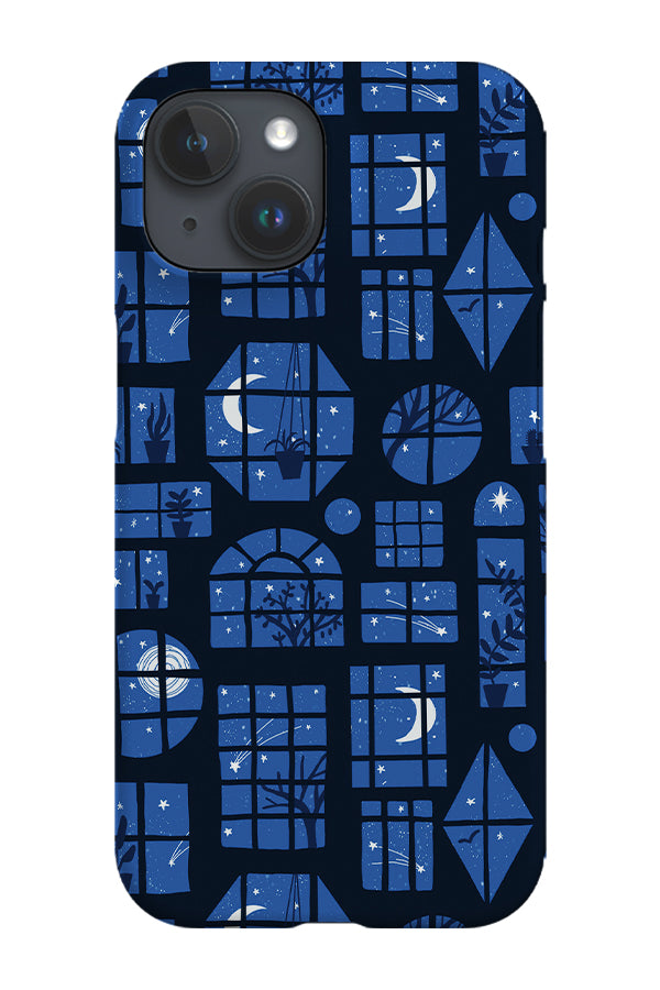 Stargazing by Freya's Prints Phone Case (Blue)