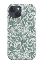 Pieces of Jungle by Michele Norris Phone Case (Green)