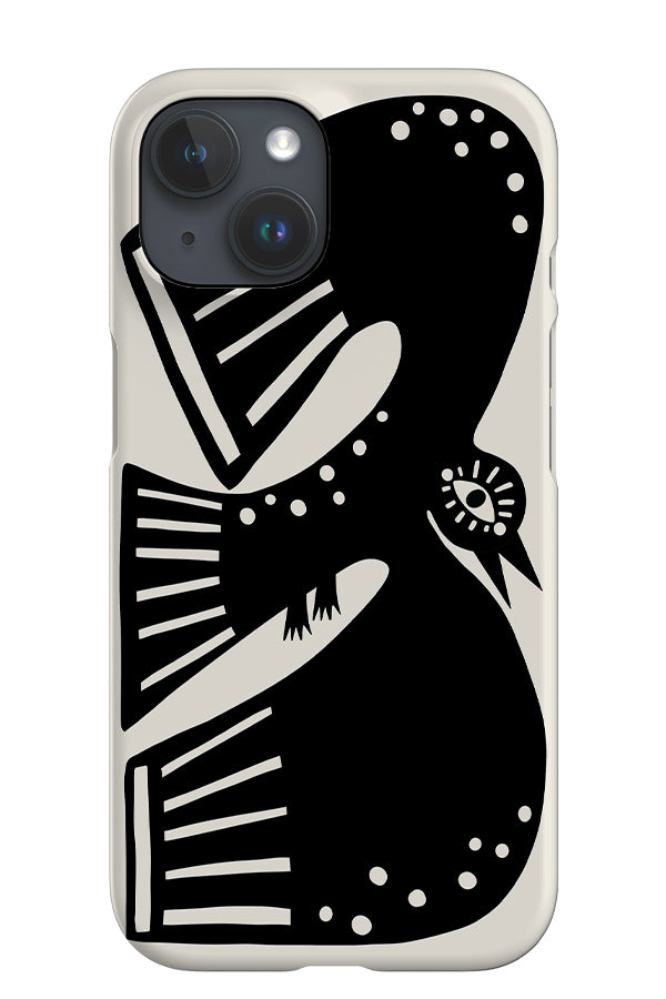 Placement Bird iPhone Phone Case (Black & White) | Harper & Blake