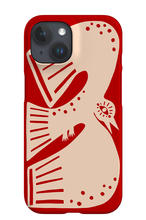 Placement Bird iPhone Phone Case (Red) | Harper & Blake