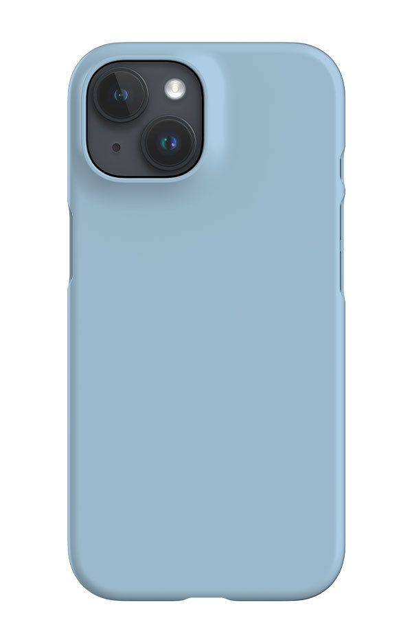 Plain Block Colour iPhone Phone Case (Powder Blue) | Harper & Blake