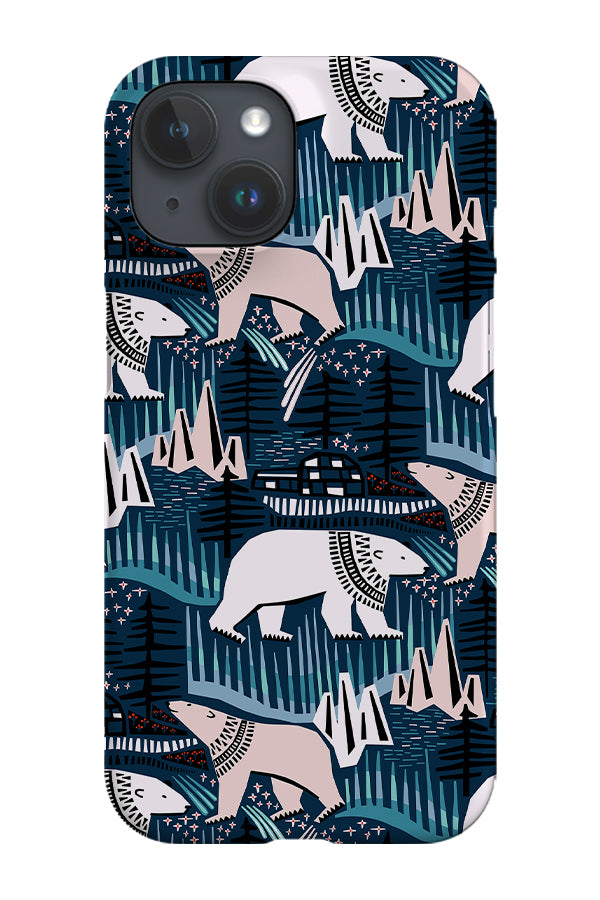 Polar Bear by Pip&Lo Masha Volnova Phone Case (White) | Harper & Blake