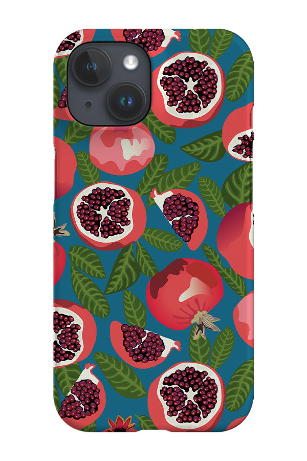 Pomergranate By Nina Leth Phone Case (Blue) | Harper & Blake