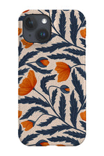 Poppy Flowers by Denes Anna Design Phone Case (Beige)
