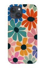 Retro Fun Floral By Gavthomeu Phone Case (Colourful)