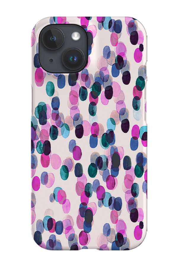 Relaxing Dots By Ninola Design Phone Case (Pink & Blue) | Harper & Blake