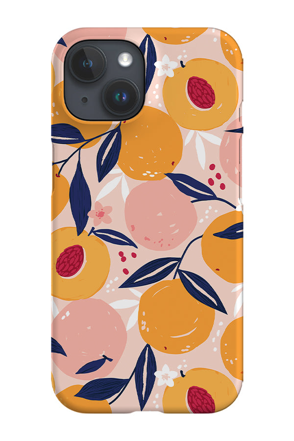 Just Peachy by Sally Mountain Phone Case (Pink)
