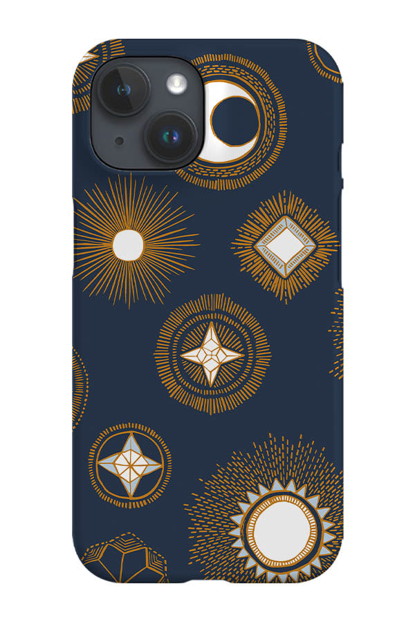 Sashiko Stars by Cecilia Mok Phone Case (Blue) | Harper & Blake