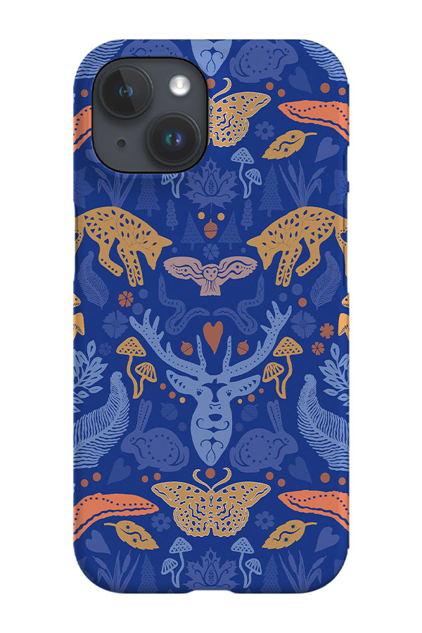 Scandinavian Animals By Nina Leth Phone Case (Blue) | Harper & Blake