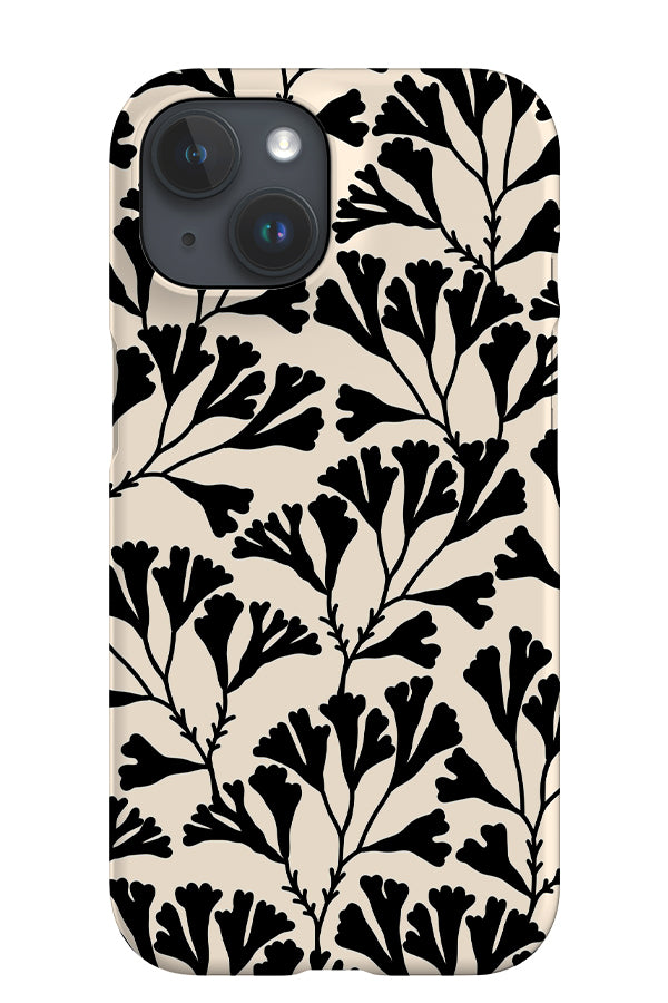 Seaweed iPhone Phone Case (Black & White) | Harper & Blake