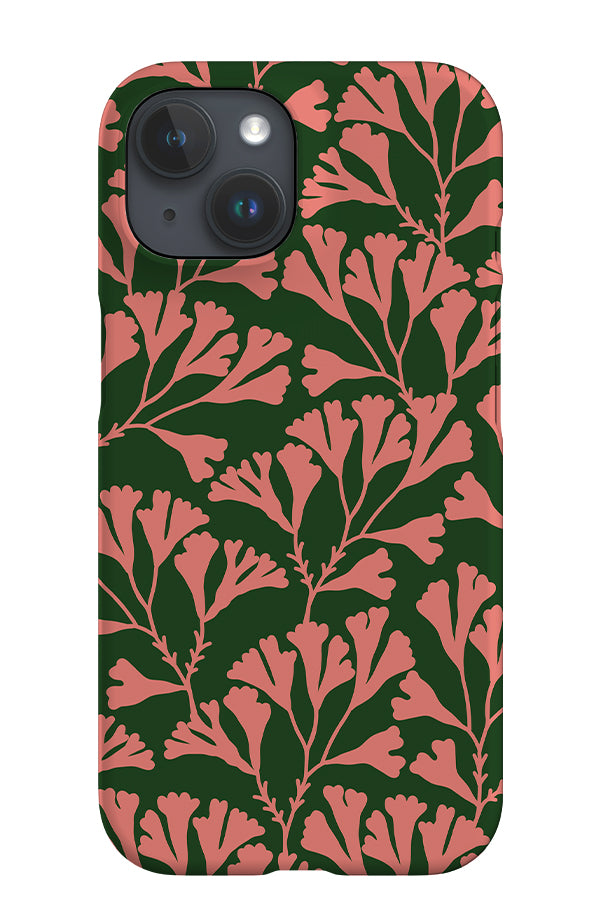 Seaweed iPhone Phone Case (Green Pink) | Harper & Blake