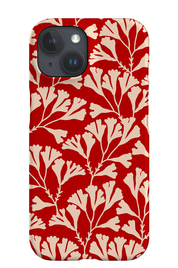 Seaweed iPhone Phone Case (Red) | Harper & Blake
