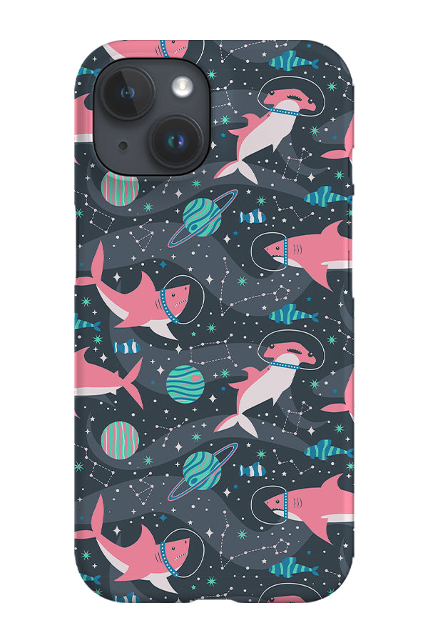 Shark Space By Latheandquill Phone Case (Pink) | Harper & Blake