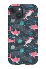 Shark Space By Latheandquill Phone Case (Pink)