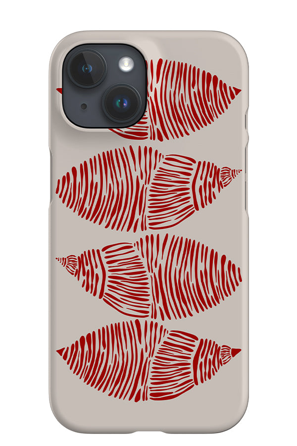 Shell Placement iPhone Phone Case (Off-White) | Harper & Blake
