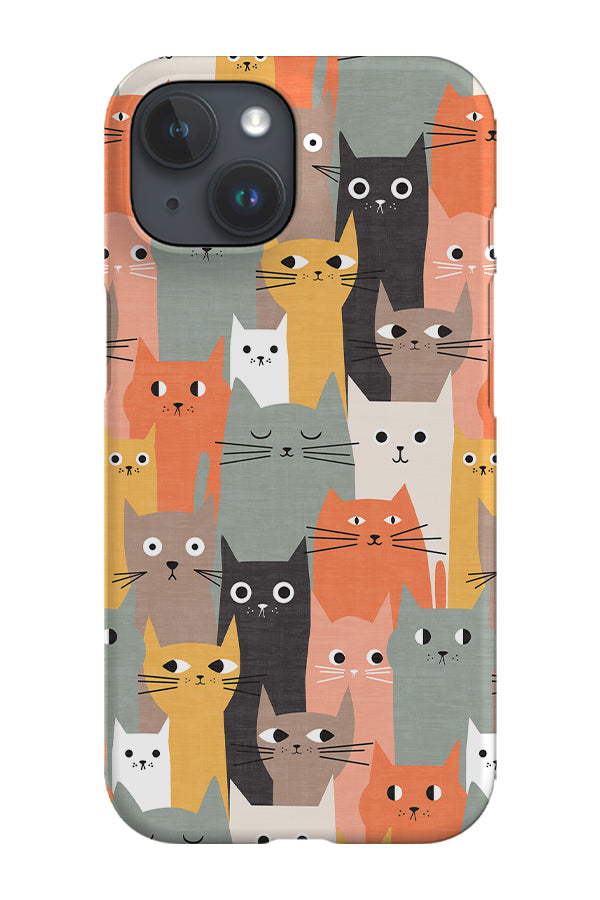 Silly Cats By Kimsa Design Phone Case (Colourful)