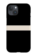Single Stripe Minimalist By Kierkegaard Design Studio Phone Case (Black)