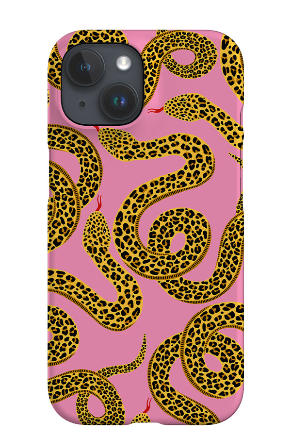 Snake Scatter iPhone Phone Case (Pink) | Harper & Blake