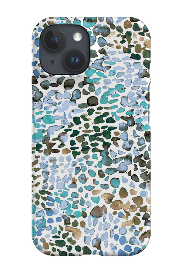 Speckled Watercolour By Ninola Design Phone Case (Blue) | Harper & Blake