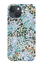 Speckled Watercolour By Ninola Design Phone Case (Blue)