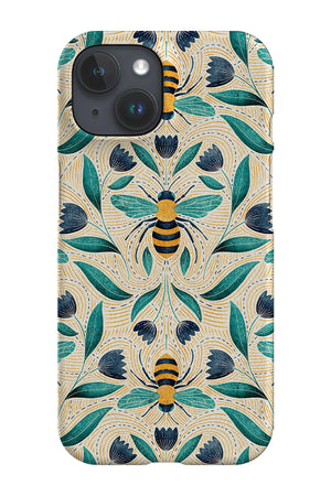 Spring Time Bee by Cassandra O’Leary Phone Case (Beige) | Harper & Blake