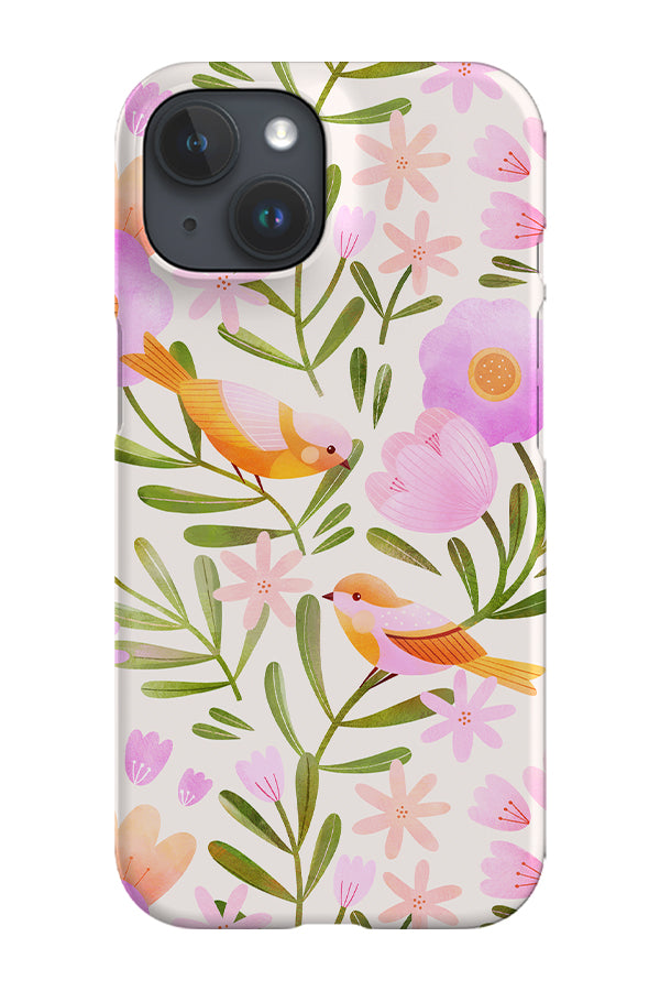 Spring Blooms by Tati Abaure Phone Case (Beige) | Harper & Blake