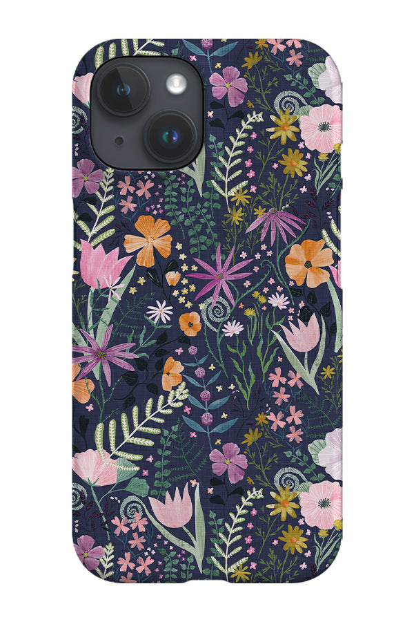 Spring Bloom Garden by Michele Norris Phone Case (Purple)