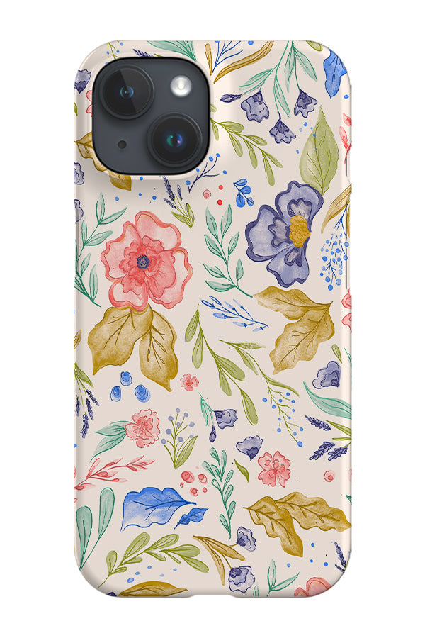 Spring Meadow by Becca Story Smith Phone Case (Beige) | Harper & Blake