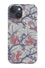 Squirrel Oak By Rebecca Elfast Phone Case (Blue)