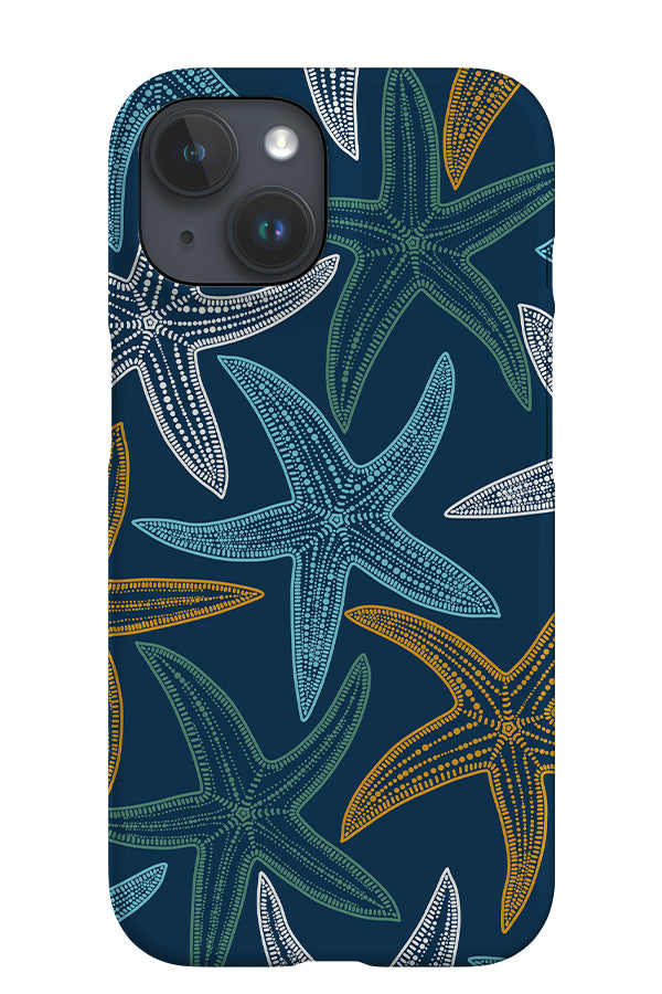 Starfish Scatter iPhone Phone Case (Navy) | Harper & Blake