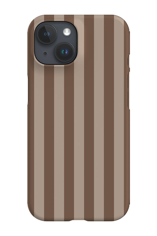 Still Line Stripe Phone Case (Cocoa Brown) | Harper & Blake