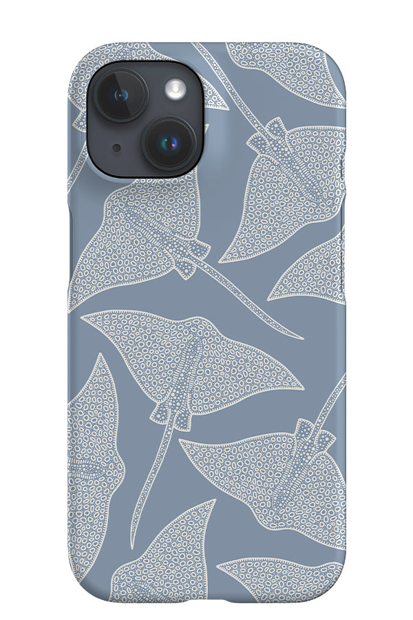 Stingray Details iPhone Phone Case (Dusty Blue) | Harper & Blake