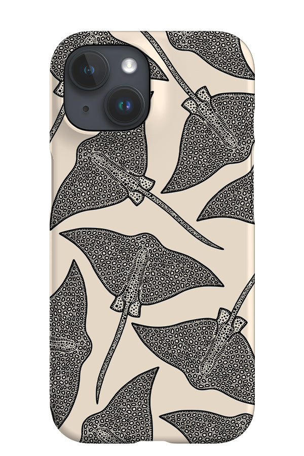 Stingray Details iPhone Phone Case (White) | Harper & Blake