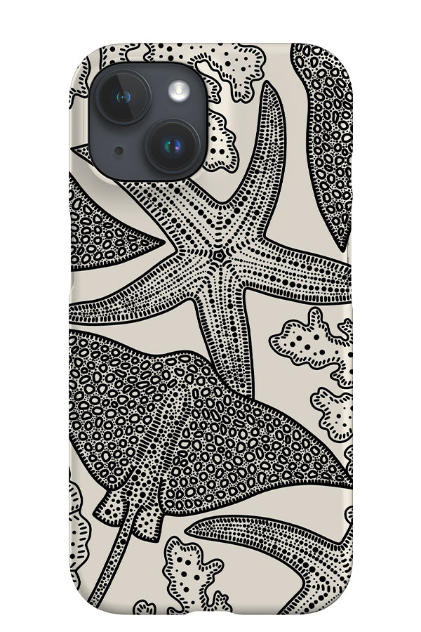 Stingray & Starfish iPhone Phone Case (White) | Harper & Blake