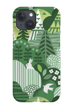 Deep in the Woods by Studio Amelie Phone Case (Green)
