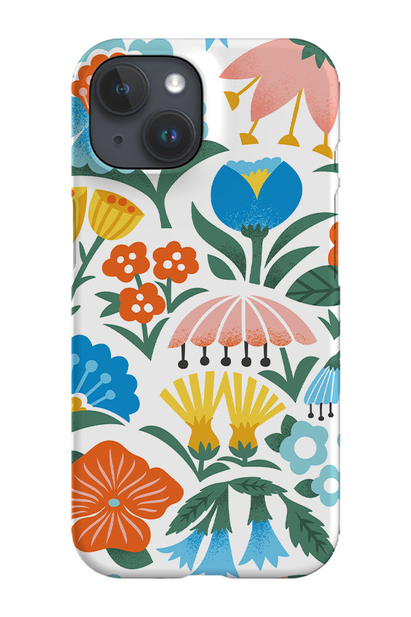 Happy Weeds by Studio Amelie Phone Case (White) | Harper & Blake