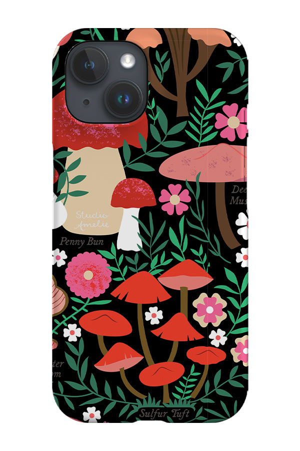 On the Forest Floor by Studio Amelie Phone Case (Black)