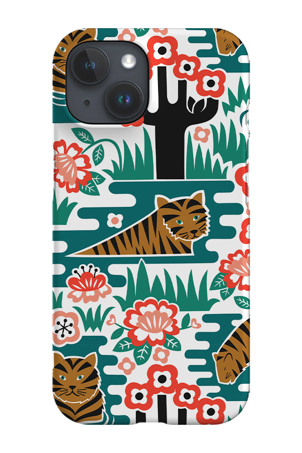 Plum Blossom Pond by Studio Amelie Phone Case (White)