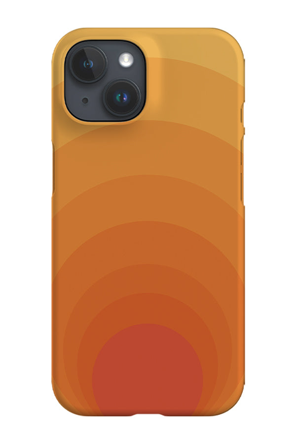 Sun Spiral By Ayeyokp Phone Case (Orange)