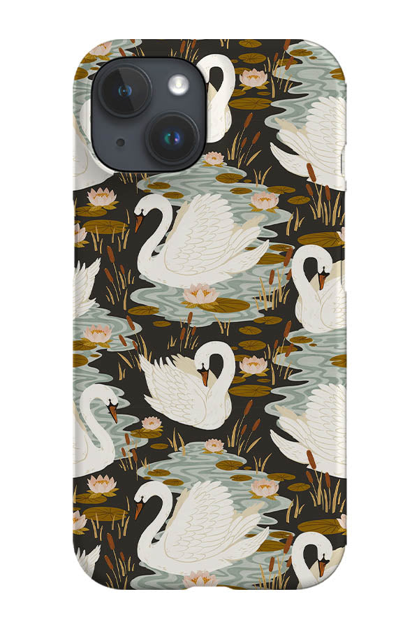 Swan Dance by Serena Archetti Phone Case (Charcoal) | Harper & Blake