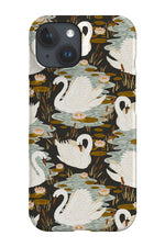 Swan Dance by Serena Archetti Phone Case (Charcoal)