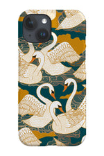 Swans by Cecilia Mok Phone Case (Blue)