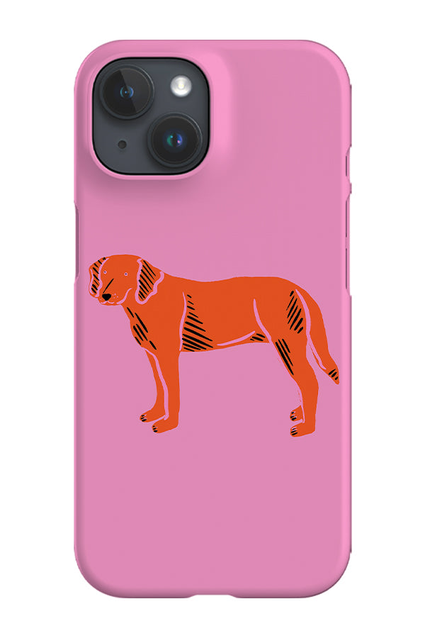 Goofy Dog by Tara Reed Phone Case (Pink)
