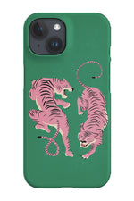 The Chase Pink Tiger By Ayeyokp Phone Case (Green)