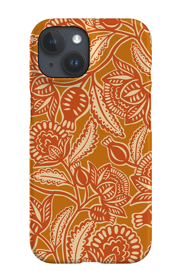 The Peony iPhone Phone Case (Burnt Orange) | Harper & Blake
