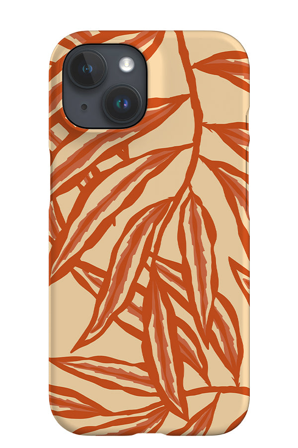The Willow Tree iPhone Phone Case (Burnt Orange Beige) | Harper & Blake