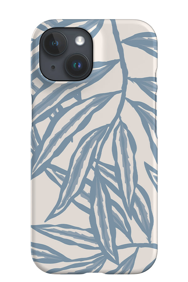 The Willow Tree iPhone Phone Case (Ivory Dusty Blue) | Harper & Blake