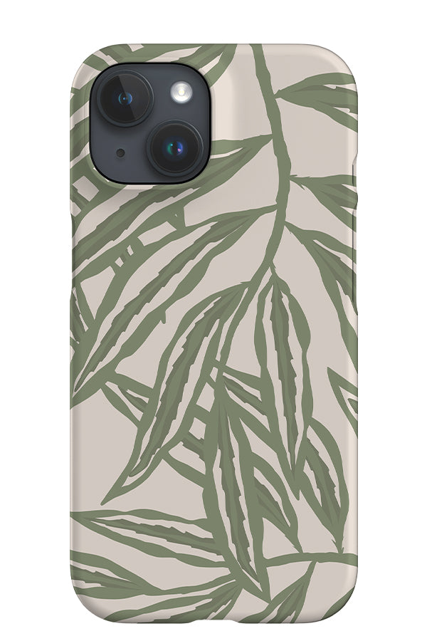 The Willow Tree iPhone Phone Case (Linen Moss Green) | Harper & Blake